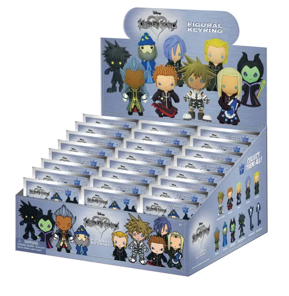 Kingdom Hearts PVC-Taschenanhänger Series 2 Display (24)