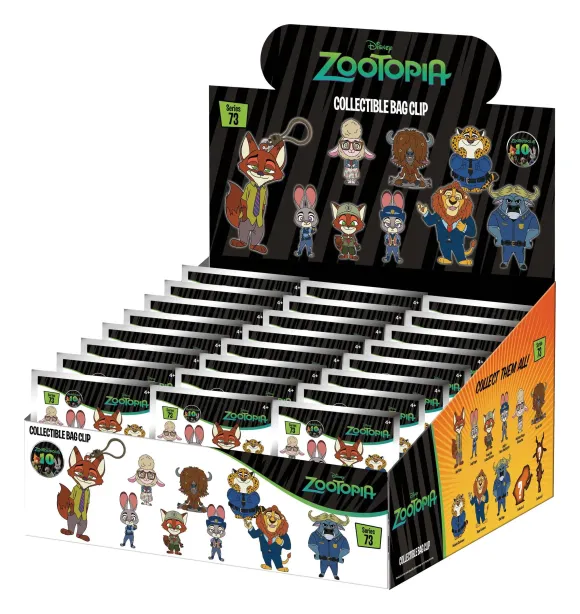 Zootopia 3D PVC-Taschenanhänger Serie 73 Display (24)