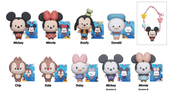 Disney Charm PVC-Taschenanhänger Mickey & Friends Display (24)