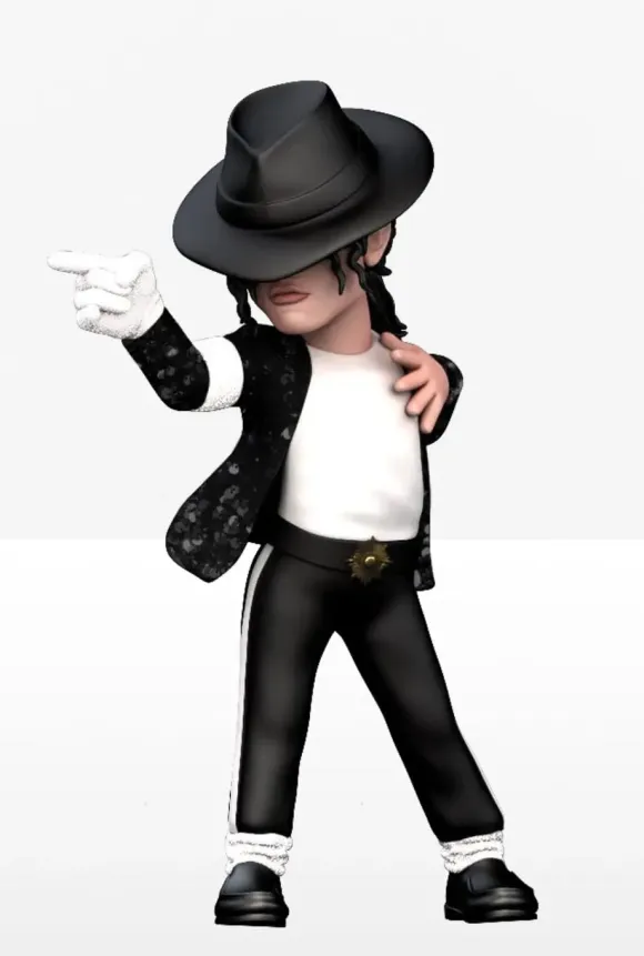 Michael Jackson Minix Figur Billie Jean 12 cm