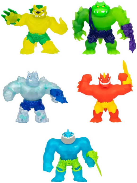 Heroes of Goo Jit Zu Meteor Madness Dehnbare Figuren 11 cm Sortiment (5)