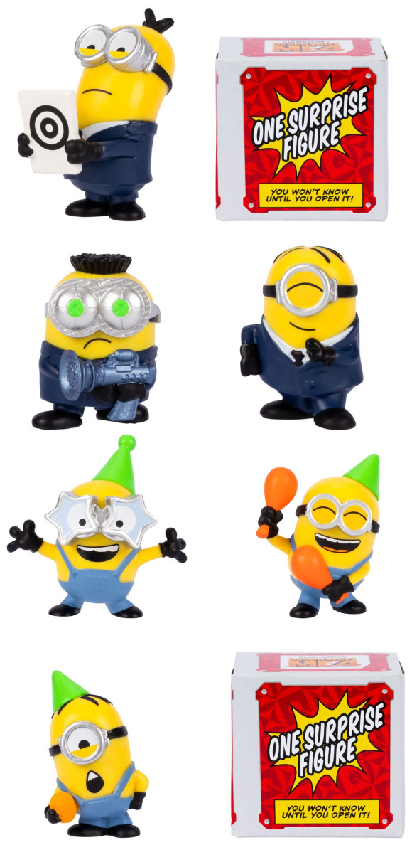 Ich - Einfach Unverbesserlich 4 Minifiguren 4-Packs 5 cm Sortiment (6)