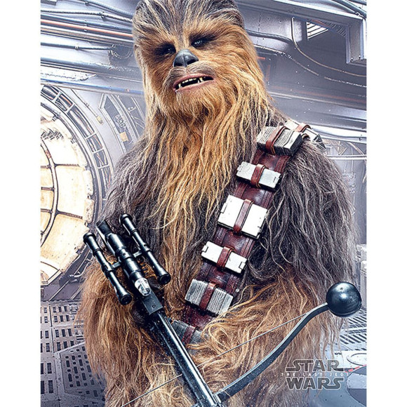 Star Wars: The last Jedi Poster Set Chewbacca Bowcaster 40 x 50 cm (4)