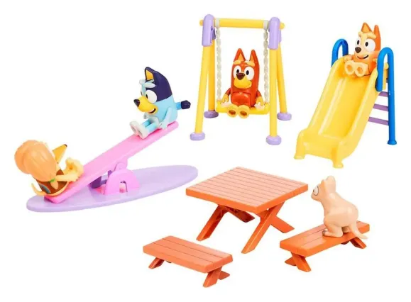 Bluey Minifiguren Spielset Bluey Deluxe Spielplatz