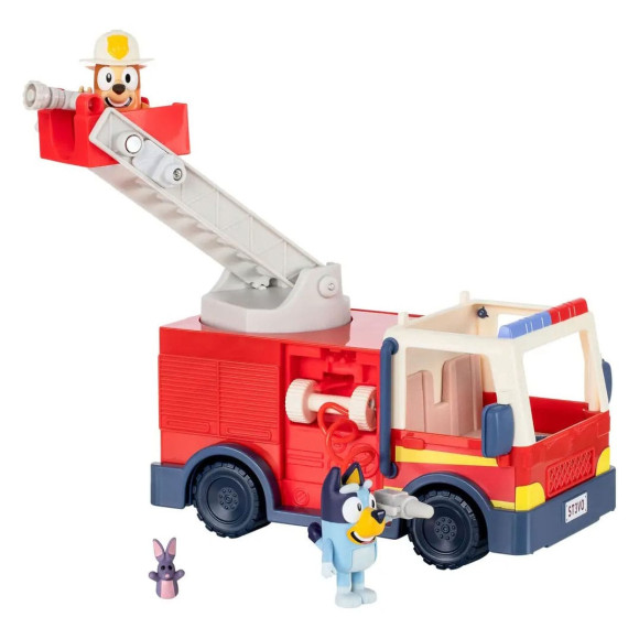 Bluey Minifiguren Spielset Bluey Feuerwehrwagen