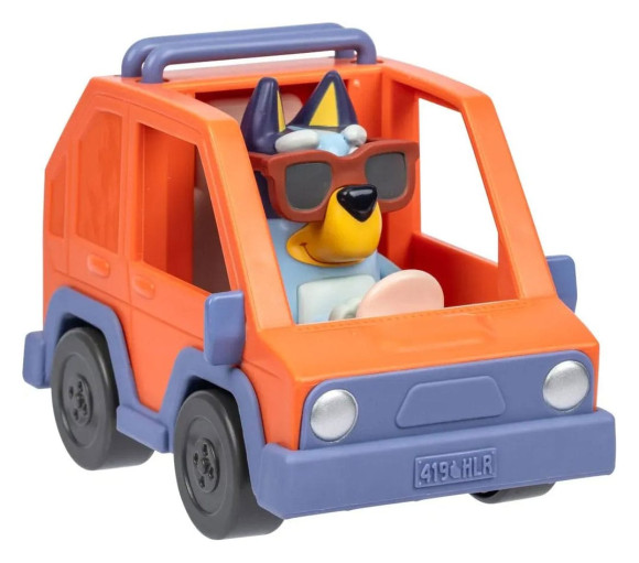 Bluey Minifiguren Spielset Bluey & 4WD Auto