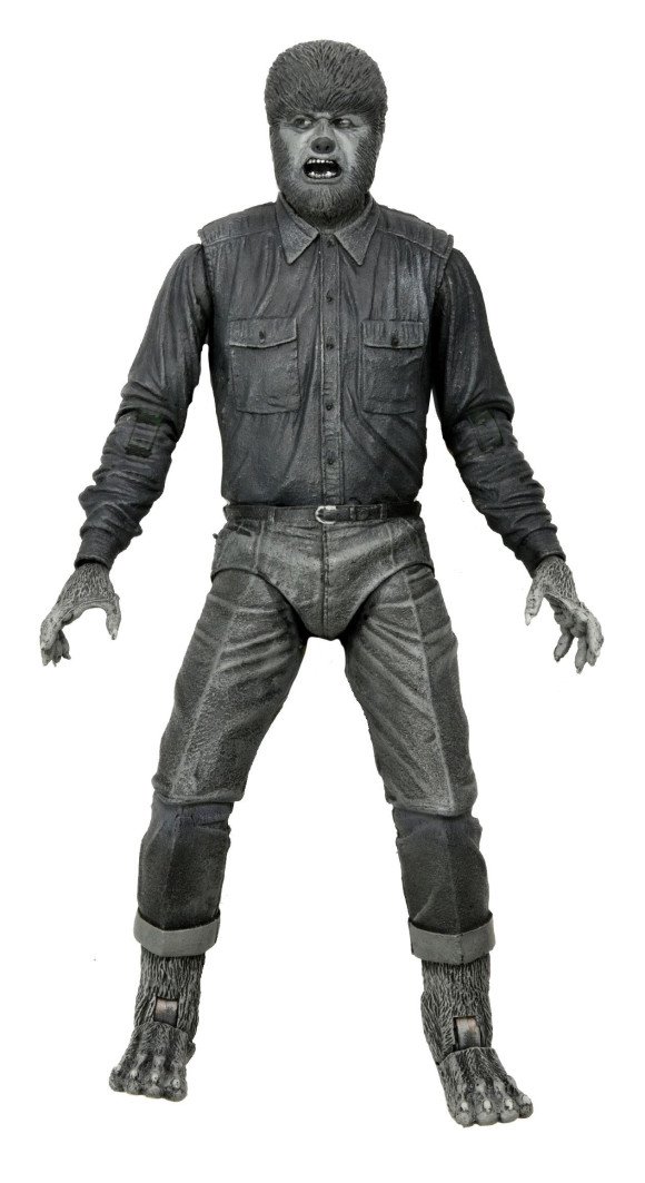 Universal Monsters Actionfigur Ultimate The Wolf Man (Black & White) 18 cm