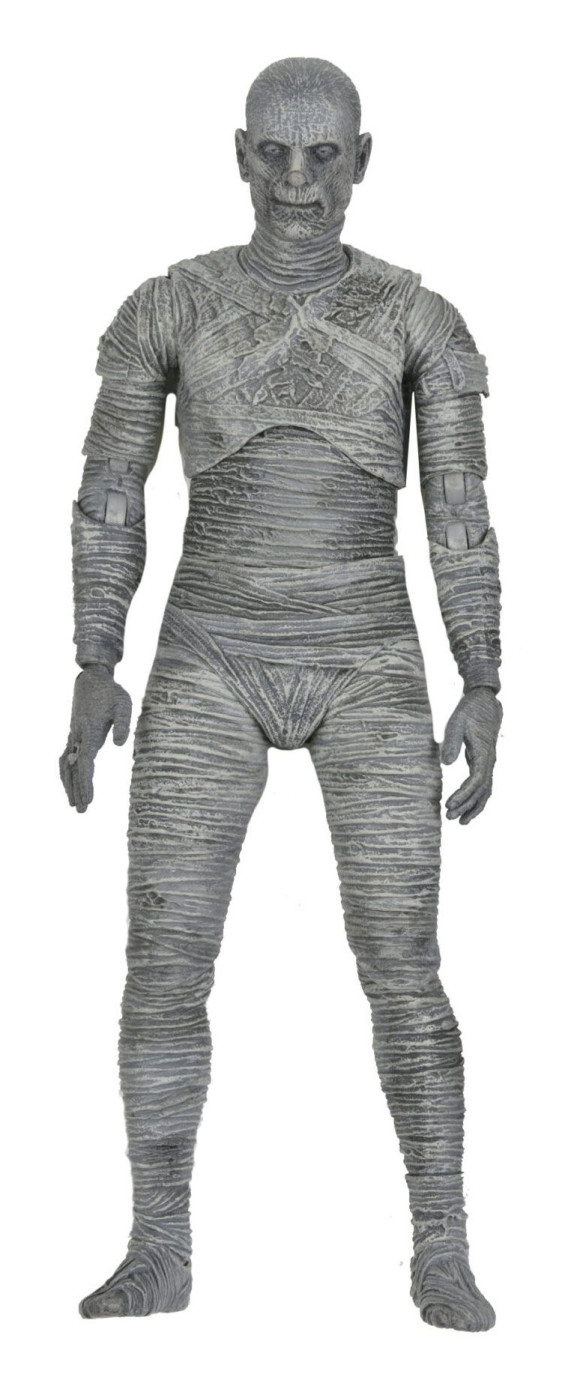 Universal Monsters Actionfigur Ultimate The Mummy (Black & White) 18 cm