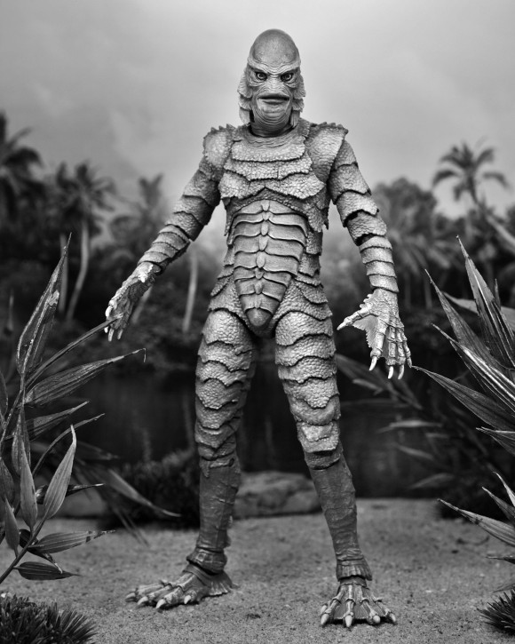 Universal Monsters Actionfigur Ultimate Creature from the Black Lagoon (B&W) 18 cm