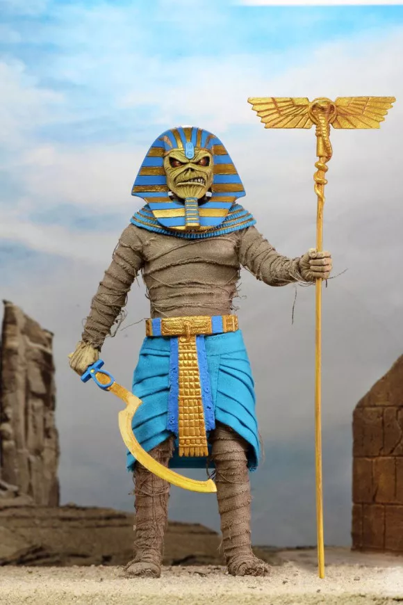 Iron Maiden Pharaoh Eddie Retro Actionfigur 20 cm