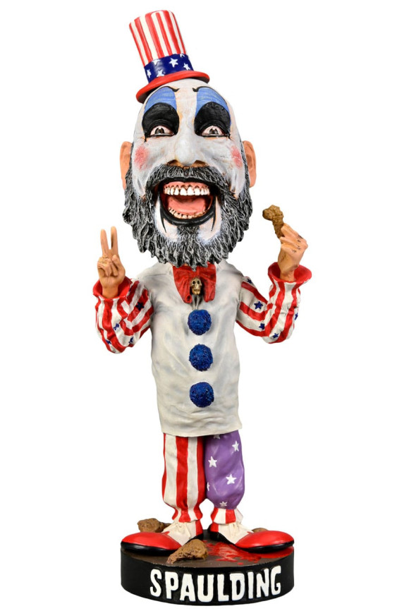 Haus der 1000 Leichen Head Knocker Wackelkopf-Figur Captain Spaulding 18 cm