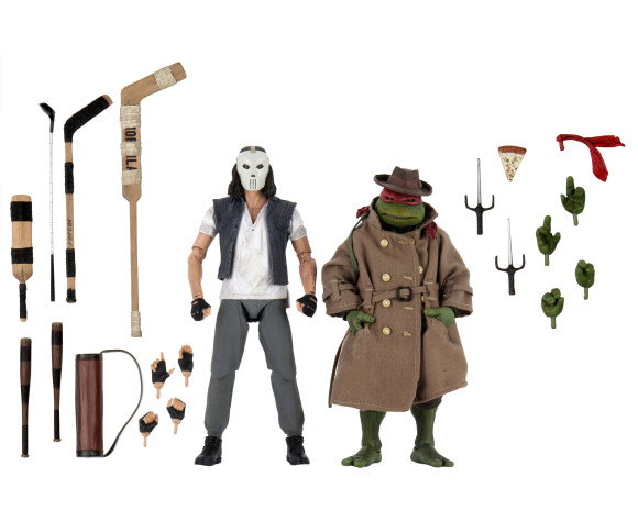 Teenage Mutant Ninja Turtles Casey Jones & Raphael Actionfiguren Doppelpack 18 cm