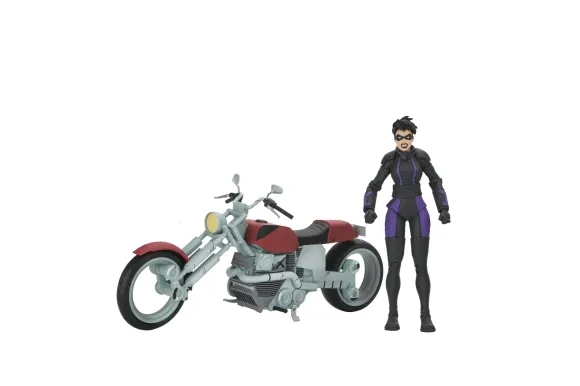 Teenage Mutant Ninja Turtles (The Last Ronin The Lost Years) Actionfigur Casey Marie with Last Ronin Motorcycle 18 cm