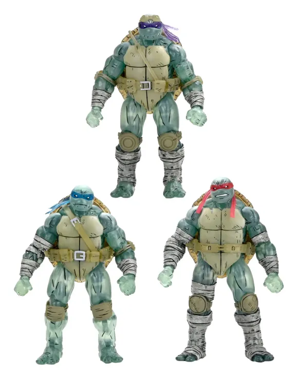 Teenage Mutant Ninja Turtles (The Last Ronin) Actionfiguren 3er-Pack Ghost Brothers 18 cm