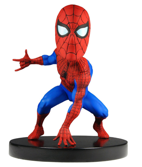 Marvel Classic Extreme Head Knocker Wackelkopf-Figur Spider-Man 13 cm