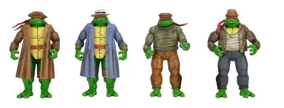 Teenage Mutant Ninja Turtles Actionfiguren 4er Pack Gangster Turtles 18 cm