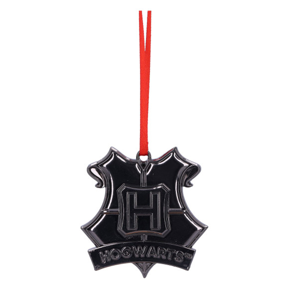 Harry Potter Christbaumanhänger Hogwarts Crest (Silver) 6 cm