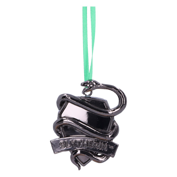 Harry Potter Christbaumanhänger Slytherin Crest (Silver) 6 cm