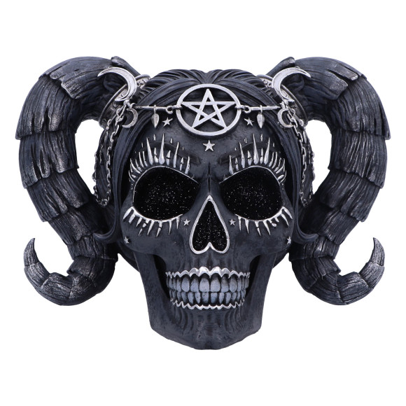 Drop Dead Gorgeous Figur Skull Solve and Coagula 20 cm