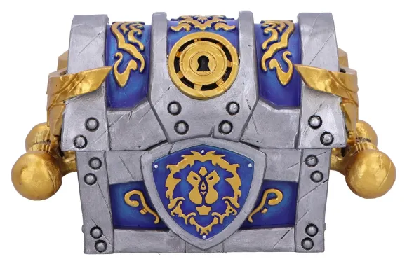 World of Warcraft Aufbewahrungsbox Treasure Chest Alliance War 11 cm