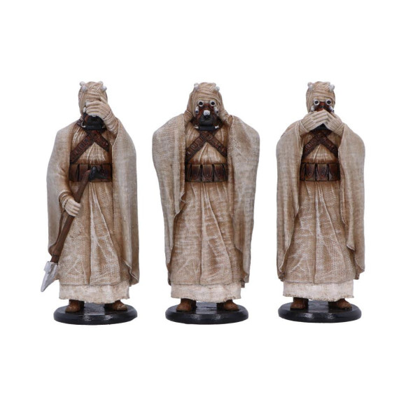 Original Stormtrooper Statue Three Wise Tusken Raiders 14 cm  