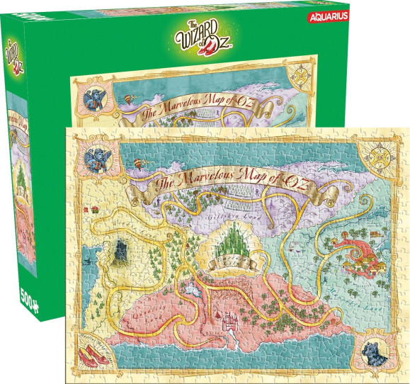 The Wizard Of Oz: Map 500 Piece Jigsaw Puzzle