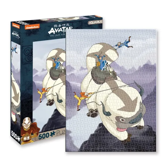 Avatar Der Herr der Elemente Puzzle Appa and Gang (500 Teile)