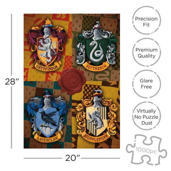 Harry Potter Puzzle Crests (1000 Teile)