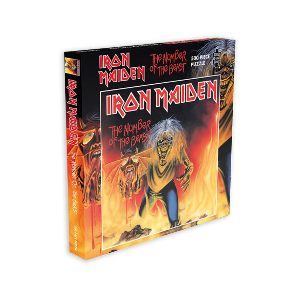 Iron Maiden Rock Saws Puzzle The Number of the Beast Single (500 Teile)
