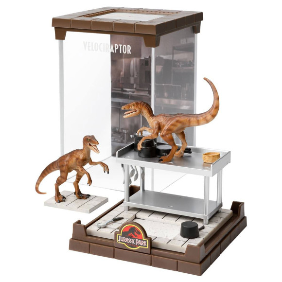 Jurassic Park Velociraptors Creature Diorama Statue 18 cm