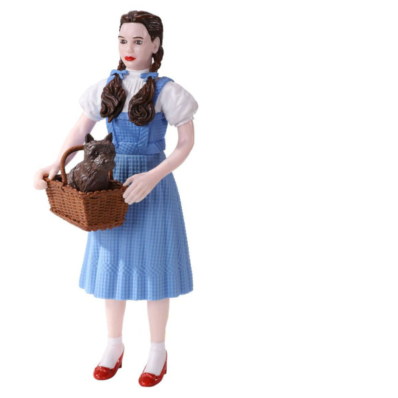 Der Zauberer von Oz Bendyfigs Biegefigur Dorothy (with Toto in his basket) 19 cm