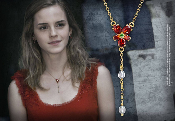 Harry Potter Replik 1/1 Hermine Kristall-Kette (Sterling Silber)