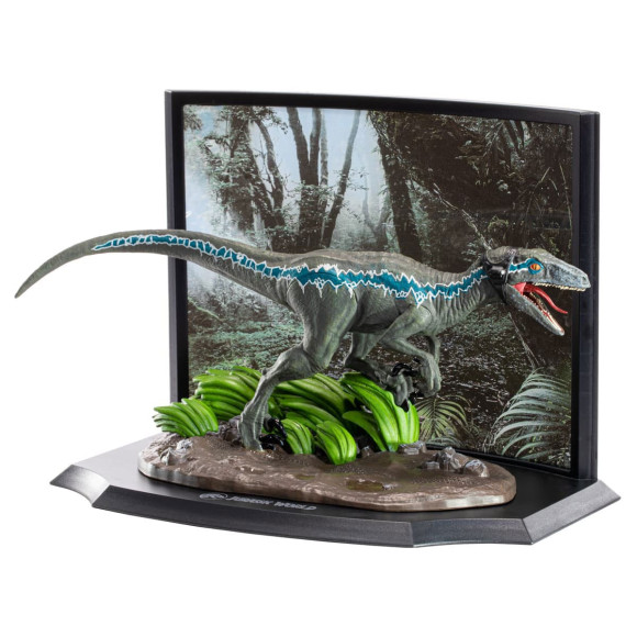 Jurassic Park Toyllectible Treasure Statue Velociraptor Blue Raptor Recon 8 cm