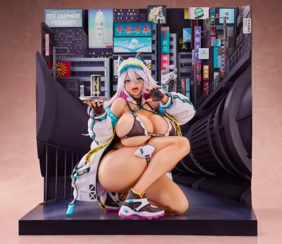 Original Character Statue 1/4 Meido-Busou: Ax Street ver. Pixel Philia Edition 37 cm      