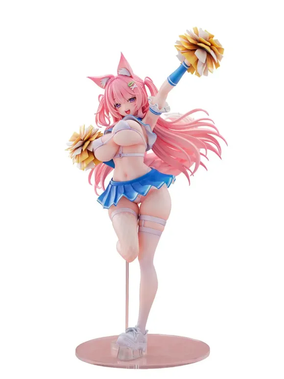 Original Character Statue 1/5 Kemomimi Cheer Girl illustration by Yatanuki Kei DX Version 35 cm     