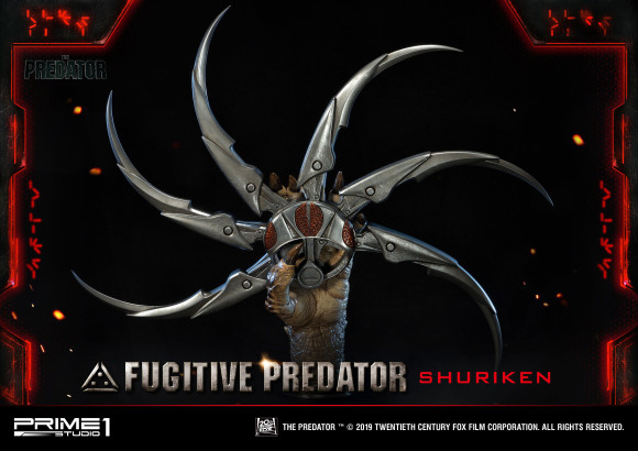 Predator 2018 Büste 1/1 Fugitive Predator Shuriken 65 cm