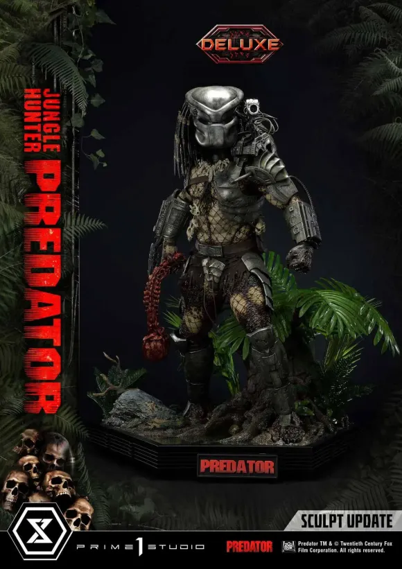 Predator Museum Masterline Statue 1/3 Jungle Hunter Predator Deluxe Bonus Version 90 cm