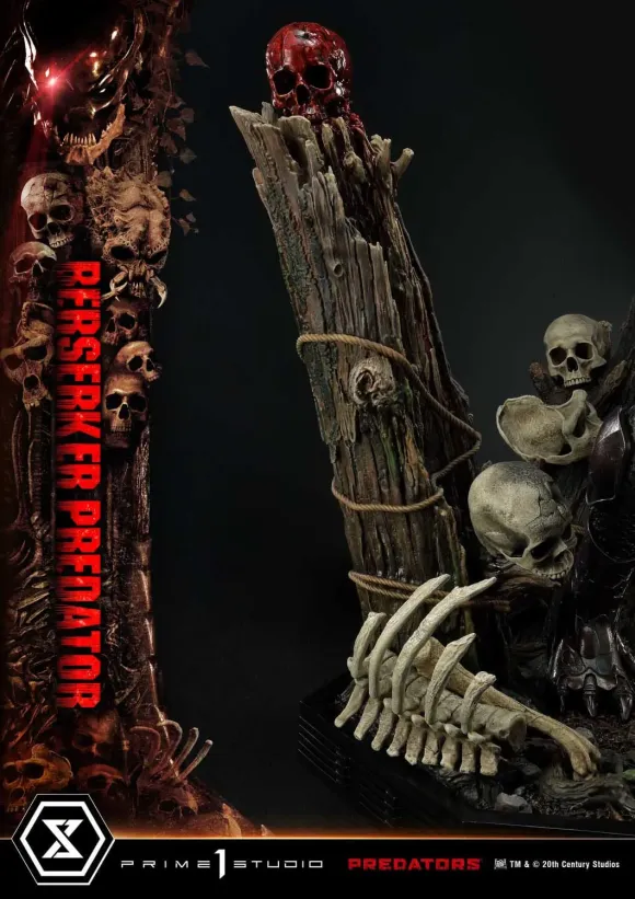Predators Statue Berserker Predator Deluxe Version 100 cm