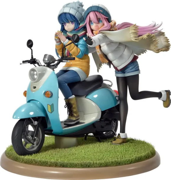 Laid-Back Camp Prisma Wing PVC Statue 1/7 Nadeshiko Kagamihara & Rin Shima 24 cm