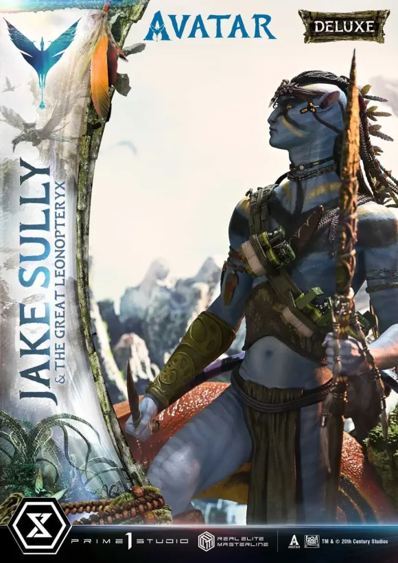 Avatar (Film) Real Elite Masterline Series Statue 1/4 Jake Sully & The Great Leonopteryx Deluxe Ver. 87 cm 