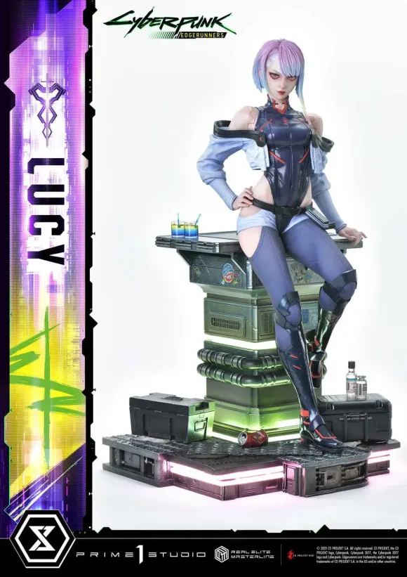 Cyberpunk: Edgerunners Real Elite Masterline Series Statue 1/4 Lucy 50 cm