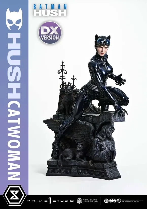 Batman: Hush (Comics) Real Elite Masterline Series Statue 1/3 Catwoman Deluxe Bonus Version 65 cm     