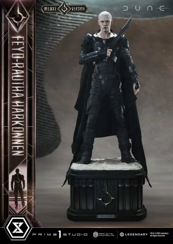 Dune: Part Two Real Elite Masterline Series Statue 1/3 Feyd-Rautha Harkonnen Ultimate Bonus Version 83 cm 