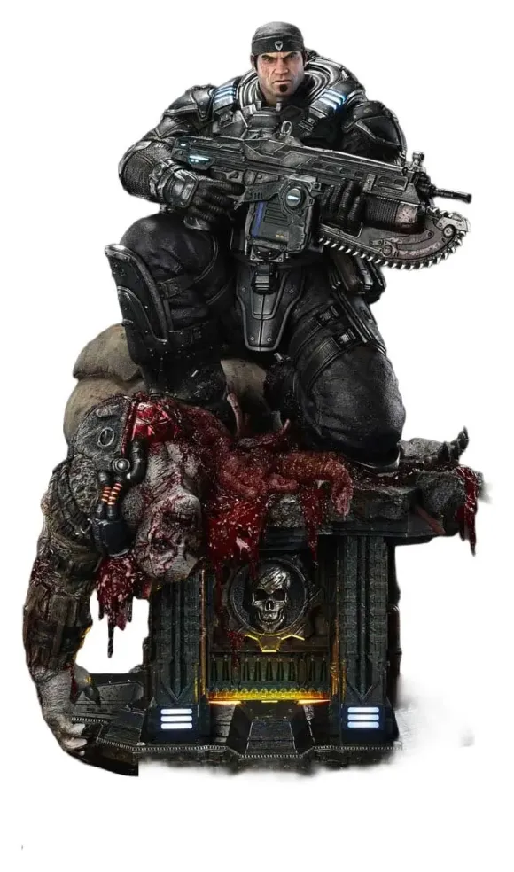 Gears of War: Reloaded Real Elite Masterline Series Statue 1/3 Marcus Fenix 97 cm 