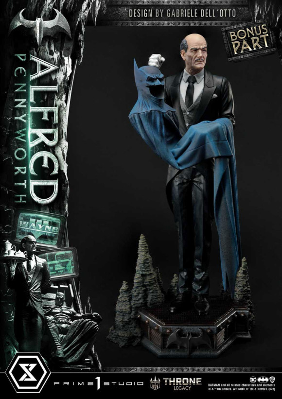 DC Comics Throne Legacy Series Statue Alfred Pennyworth (Batman Comics) Bonus Version 57 cm
