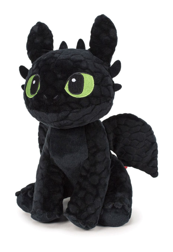 Drachenzähmen leicht gemacht Plüschfigur Toothless Open Eyes Version 60 cm