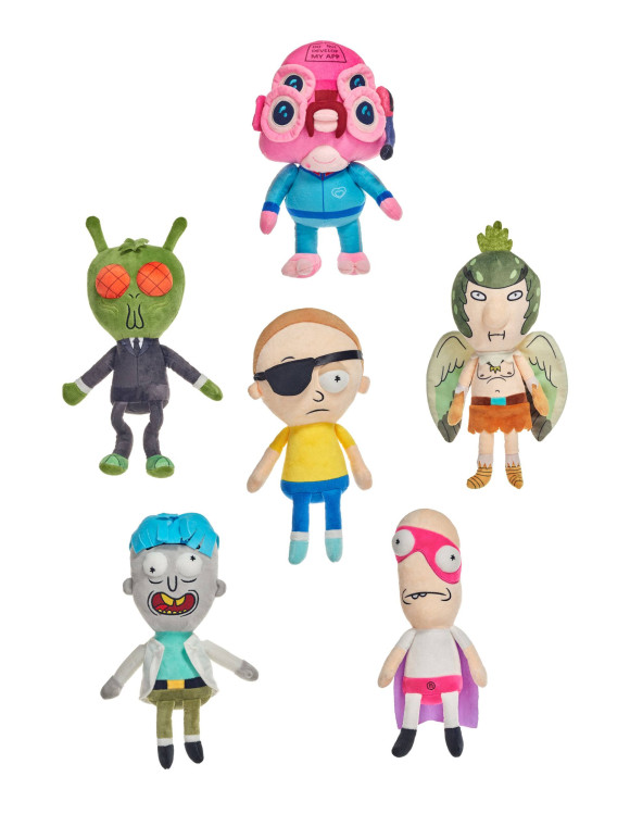 Rick and Morty Plüschfiguren Set 32 cm