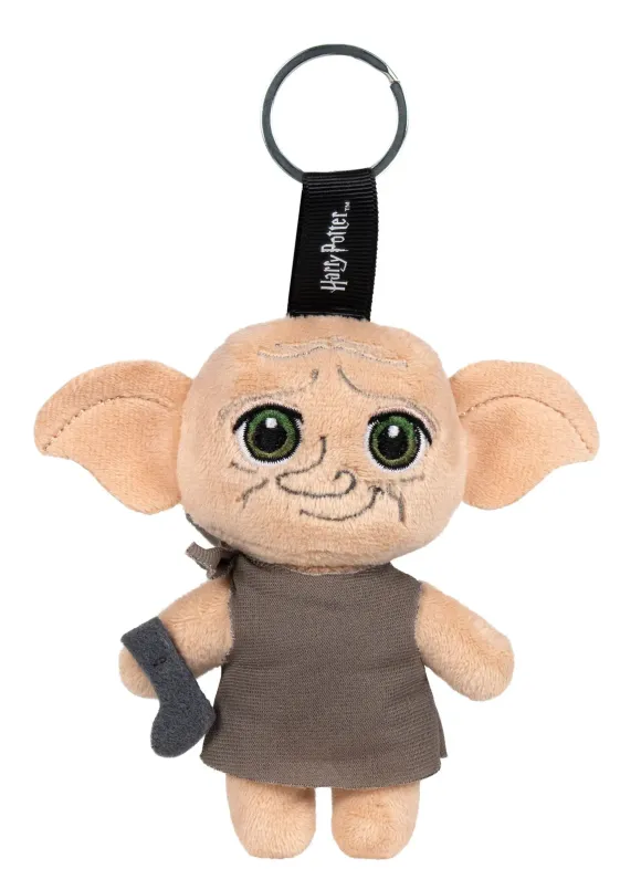 Harry Potter Plüsch-Schlüsselanhänger mit Metallring Dobby 10 cm