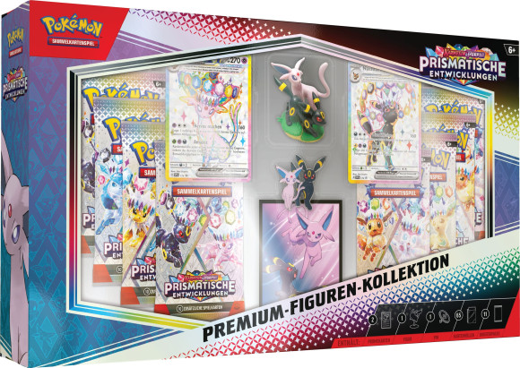 Pokémon Karmesin & Purpur Prismatische Entwicklungen Premium Figure Box Nachtara & Psiana *Deutsche Version*