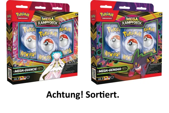 Pokémon TCG Mega-Kampfdeck Oktober 2025 *Deutsche Version*
